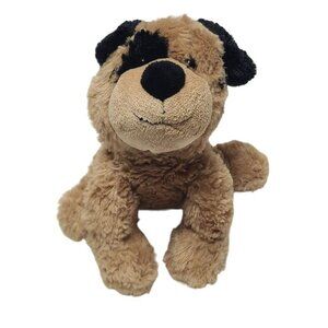 Anico Int'l Plush Spotted Puppy Dog Brown Black 10"